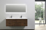  MOB 60" Wall Mounted Modern Bathroom Vanity (Double Sink)