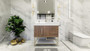 BT001 36" Freestanding Vanity with Reinforced Acrylic Sink (Right Side Drawers)