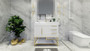 BT001 36" Freestanding Vanity with Reinforced Acrylic Sink (Right Side Drawers)