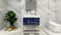 BT001 36" Freestanding Vanity with Reinforced Acrylic Sink (Right Side Drawers)