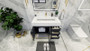 BT001 36" Freestanding Vanity with Reinforced Acrylic Sink (Right Side Drawers)