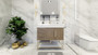 BT001 36" Freestanding Vanity with Reinforced Acrylic Sink (Left Side Drawers)