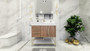 BT001 36" Freestanding Vanity with Reinforced Acrylic Sink (Left Side Drawers)
