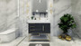 BT001 36" Freestanding Vanity with Reinforced Acrylic Sink (Left Side Drawers)