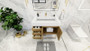 BT001 36" Freestanding Vanity with Reinforced Acrylic Sink (Left Side Drawers)