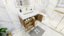 BT001 36" Freestanding Vanity with Reinforced Acrylic Sink (Left Side Drawers)