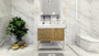 BT001 36" Freestanding Vanity with Reinforced Acrylic Sink (Left Side Drawers)
