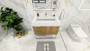 BT001 36" Freestanding Vanity with Reinforced Acrylic Sink (Left Side Drawers)