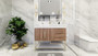 BT001 42" Freestanding Vanity with Reinforced Acrylic Sink (Right Side Drawers)