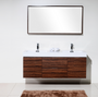 BLISS 55" WIDE MIRROR W/ SHELVE