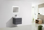 MOF 24" Floating Modern Bathroom Vanity with Reinforced Acrylic Sink