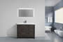 MORENO MOD 42"  MODERN BATHROOM VANITY W/ RIGHT SIDE DRAWERS