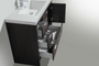 MORENO MOD 42" MODERN BATHROOM VANITY W/ LEFT SIDE DRAWERS