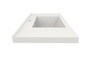 Murray 42" Marble White Wall Mounted Modern Vanity