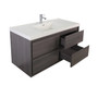 Murray 48" Grey Oak Wall Mounted Modern Vanity - Single Sink