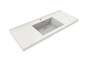 Murray 48" Marble White Wall Mounted Modern Vanity - Double Sink