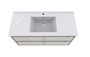 Murray 60" Marble White Wall Mounted Modern Vanity - Single Sink