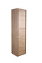 MOM TEAK OAK BATHROOM LINEN SIDE CABINET