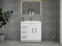 Elsa 36 inch Freestanding Modern Bathroom Vanity - Left Side Drawers