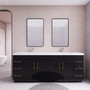 Elsa 84 inch Freestanding Modern Bathroom Vanity