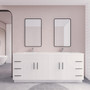 Elsa 84 inch Freestanding Modern Bathroom Vanity