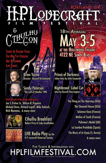 Portland 2013 H.P. Lovecraft Film Festival & CthulhuCon Promo poster Portland 2013 H.P. Lovecraft Film Festival & CthulhuCon Promo poster