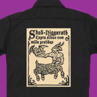 Shub-Niggurath woodcut workshirt Shub-Niggurath woodcut workshirt