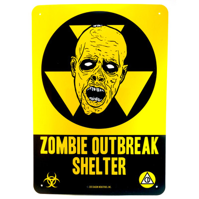 Zombie Outbreak Shelter sign