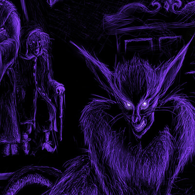 Dreams in Arkham art print Dreams in Arkham art print