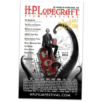 20th Anniversary H.P. Lovecraft Film Festival Official Poster 20th Anniversary H.P. Lovecraft Film Festival Official Poster