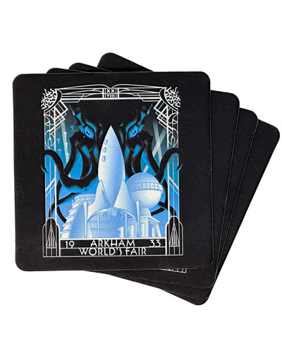 Arkham Worlds Fair Coaster (4-pack) Arkham Worlds Fair Coaster (4-pack)