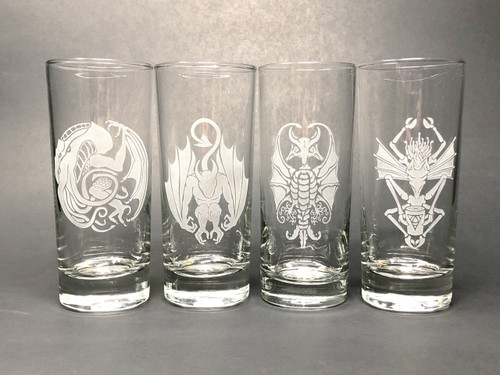 Cthulhu Mythos Creatures Whiskey glass set (signature series) Cthulhu Mythos Creatures Whiskey glass set (signature series)