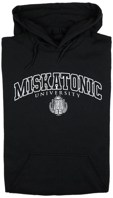Miskatonic University Ivy League pullover Hoody (black or gray) Miskatonic University Ivy League pullover Hoody (black or gray)