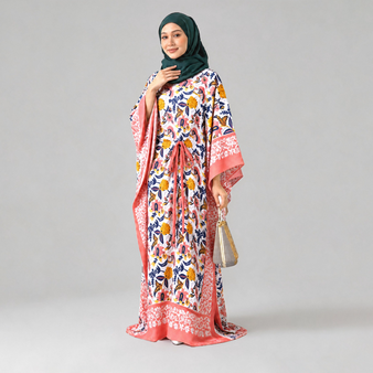 BUNGA Long Kaftan Plus Free Size 100% Cotton Full Length Tunic Blouse