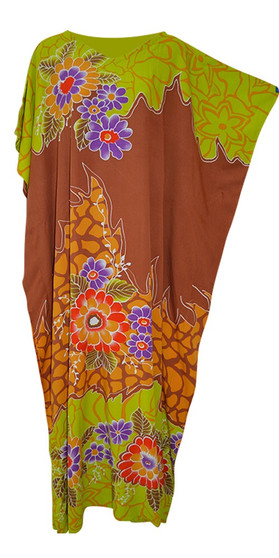 JOHORE Amazing Floral Soft Kaftan Caftan Cool Long Ladies Summer Dress Plus Robe Jilbab Moroccan