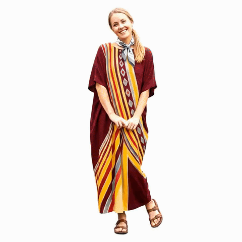 AURORA Stunning Kaftan Caftan Buttersoft Beach Cover Up Long Cool Dress Plus Ladies Robe