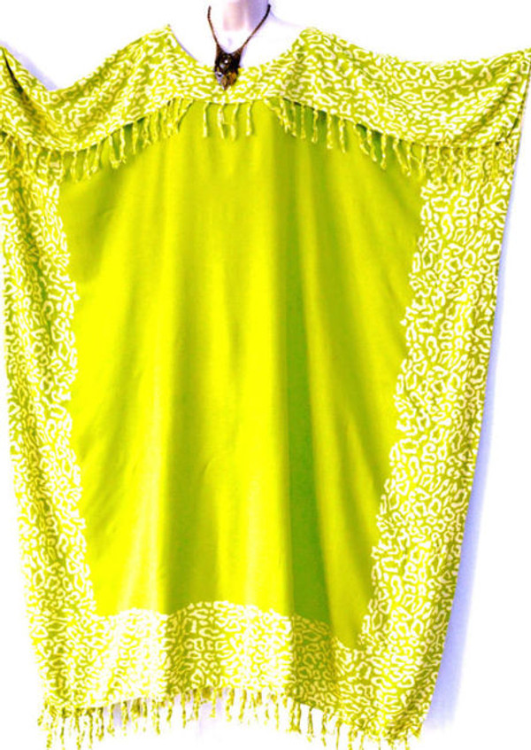 NIA Buttersoft Kaftan Plus Dress Leopard in Pink Blue Green Black - Freesize