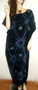 STAR Black Pink Cool Kaftan Caftan Dress Plus Free Size