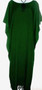 SALE PLAIN Green Kaftan Dress Beach 14 16 18 20 22 FS