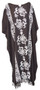 Penang Long Kaftan Dress Floral Oriental Motives - Fits many sizes