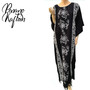 Penang Long Kaftan Dress Floral Oriental Motives - Fits many sizes