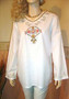 ROSE Sequin Kaftan Tunic Kurta Top Blouse in 3 sizes and 3 colours