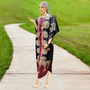 LANGKAWI 100% Cotton Long Kaftan Long Hand Made Plus Dress