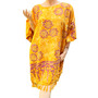 JASMINE HISBISCUS Floral  Tunic Kaftan Top Plus Blouse - Freesize