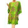 JASMINE HISBISCUS Floral  Tunic Kaftan Top Plus Blouse - Freesize