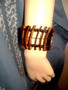 Exotic Coconut Shell Elastic Bangle Tribal Bracelet 