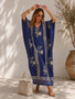 JAVA 100% Cotton Hand Made Kaftan Dress in many colours - Freesize