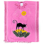 CAT Silhouette Long Kaftan Dress Beach Cover Up 100% Cotton - Freesize