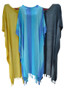 Stripey Ladies Kaftan Long Ethnic Hand Made Vibrant Large Womens Cool Stripes
