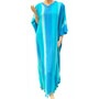 Stripey Ladies Kaftan Long Ethnic Hand Made Vibrant Large Womens Cool Stripes